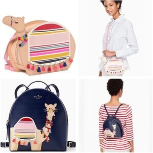Kate Spade New York SPICE THINGS UP Sammi Camel Crossbody & Backpack NWT